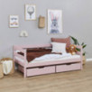 Lit junior ECO Comfort 70x160 avec tiroirs, Rose Pâle Lit junior ECO Comfort 70x160 avec tiroirs, Rose Pâle