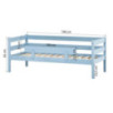 Lit junior ECO Comfort 70x160 avec barrière de sécurité, Bleu rêve Lit junior ECO Comfort 70x160 avec barrière de sécurité, Bleu rêve