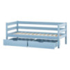 Lit junior ECO Comfort 70x160 avec tiroirs, Bleu Rêve Lit junior ECO Comfort 70x160 avec tiroirs, Bleu Rêve