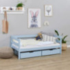 Lit junior ECO Comfort 70x160 avec tiroirs, Bleu Rêve Lit junior ECO Comfort 70x160 avec tiroirs, Bleu Rêve