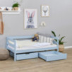 Lit junior ECO Comfort 70x160 avec tiroirs, Bleu Rêve Lit junior ECO Comfort 70x160 avec tiroirs, Bleu Rêve