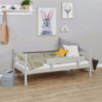 Lit junior ECO Comfort 70x160 avec barrière de sécurité, Gris Pigeon Lit junior ECO Comfort 70x160 avec barrière de sécurité, Gris Pigeon