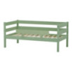 Lit junior ECO Comfort 70x160 avec barrière de sécurité, Vert Pâle Lit junior ECO Comfort 70x160 avec barrière de sécurité, Vert Pâle