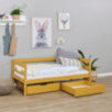 Lit junior ECO Comfort 70x160 avec tiroirs, Jaune d'Automne