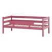 Lit junior ECO Comfort 70x160 avec barrière de sécurité, Rose Baroque
