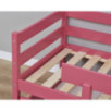 Lit junior ECO Comfort 70x160 avec tiroirs, Rose Baroque