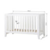 Lit ANTON 60x120, Blanc