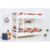 Lit superposé ECO de luxe Hoppekids avec barrière de lit 90x200cm, cadre à lattes flexible, blanc Lit superposé ECO de luxe Hoppekids avec barrière de lit 90x200cm, cadre à lattes flexible, blanc