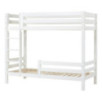 Lit superposé haut ECO Luxury 90x200 cm avec deux barrières de lit, cadre à lattes flexible, blanc Lit superposé haut ECO Luxury 90x200 cm avec deux barrières de lit, cadre à lattes flexible, blanc