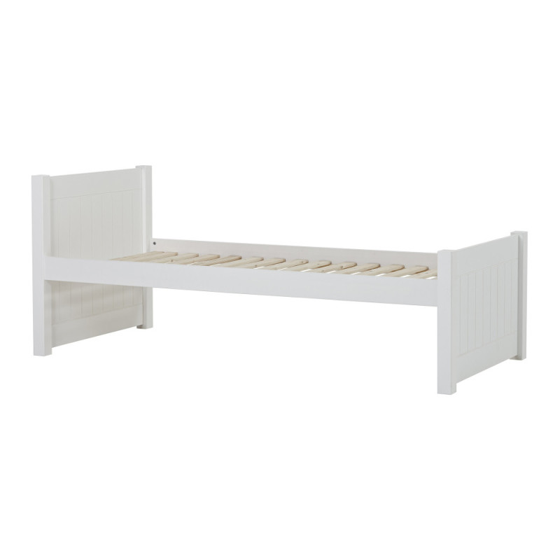 Lit junior Hoppekids NOAH DELUXE 90x200/cadre à lattes flexible, 1 extrémité haute et 1 extrémité moyenne.