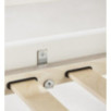 Lit superposé de luxe ECO Hoppekids avec barrière de lit 90x200cm, échelle inclinée, cadre à lattes flexible, blanc Lit superposé de luxe ECO Hoppekids avec barrière de lit 90x200cm, échelle inclinée, cadre à lattes flexible, blanc