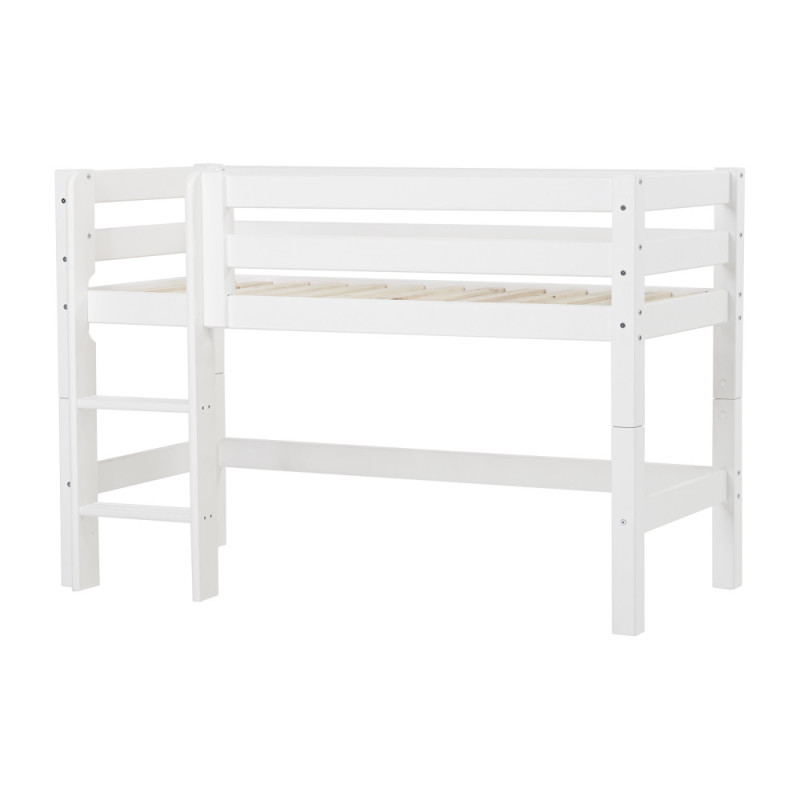 Lit mi-hauteur ECO Luxe 70x160cm, Blanc