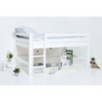 Lit mi-hauteur ECO Luxury 120x200cm, Blanc