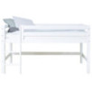 Lit mi-hauteur ECO Luxury 120x200cm, Blanc