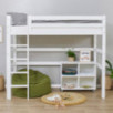 Lit mezzanine de luxe Hoppekids ECO 90x200 cm, blanc