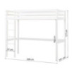 Lit mezzanine Hoppekids ECO Dream, 90x200 cm, Blanc