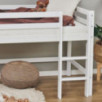 Lit mi-hauteur Hoppekids ECO Dream 70x190 cm avec toboggan, Blanc