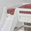 Lit mi-hauteur Hoppekids ECO Dream 70x190 cm avec toboggan, Blanc