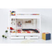 Lit superposé de luxe ECO Hoppekids 120x200 cm, Blanc
