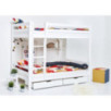 Lit superposé de luxe ECO Hoppekids 120x200 cm, Blanc