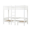 Lit superposé JUMBO Hoppekids ECO Dream avec table 90x200 cm, Blanc Lit superposé JUMBO Hoppekids ECO Dream avec table 90x200 cm, Blanc
