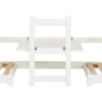 Lit superposé JUMBO Hoppekids ECO Dream avec table 90x200 cm, Blanc Lit superposé JUMBO Hoppekids ECO Dream avec table 90x200 cm, Blanc