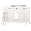 Lit superposé ECO de luxe Hoppekids 90x200cm avec échelle inclinée, cadre à lattes flexible, blanc Lit superposé ECO de luxe Hoppekids 90x200cm avec échelle inclinée, cadre à lattes flexible, blanc