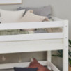 Lit mi-hauteur ECO Luxe 90x200cm, Blanc Lit mi-hauteur ECO Luxe 90x200cm, Blanc