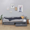 Lit junior Hoppekids ECO Dream My Color 90x200 cm, Perle Fumée