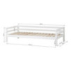 Lit junior Hoppekids ECO Dream 90x200cm, Blanc
