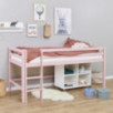 Lit mi-hauteur Hoppekids ECO Dream My Color 90x200cm, Rose Pâle