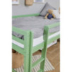 Lit mi-hauteur Hoppekids ECO Dream My Color 90x200 cm, Vert pâle