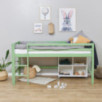 Lit mi-hauteur Hoppekids ECO Dream My Color 90x200 cm, Vert pâle