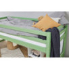 Lit mi-hauteur Hoppekids ECO Dream My Color 90x200 cm, Vert pâle