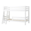 Lit superposé ECO de luxe Hoppekids 90x200 cm avec deux barrières de lit et échelle inclinée, blanc. Lit superposé ECO de luxe Hoppekids 90x200 cm avec deux barrières de lit et échelle inclinée, blanc.