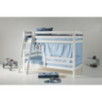 Lit superposé ECO de luxe Hoppekids 90x200 cm avec deux barrières de lit et échelle inclinée, blanc. Lit superposé ECO de luxe Hoppekids 90x200 cm avec deux barrières de lit et échelle inclinée, blanc.