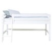 Lit demi-haut de luxe Hoppekids ECO 120x200 cm avec échelle inclinée, blanc Lit demi-haut de luxe Hoppekids ECO 120x200 cm avec échelle inclinée, blanc