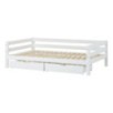 Lit junior ECO Luxury Hoppekids avec dossier 120x200 cm, Blanc