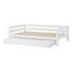 Lit junior ECO Luxury Hoppekids avec dossier 120x200 cm, Blanc