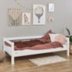Lit junior de luxe Hoppekids ECO avec dossier 90x200 cm, blanc Lit junior de luxe Hoppekids ECO avec dossier 90x200 cm, blanc
