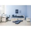 Lit junior de luxe Hoppekids ECO avec dossier 90x200 cm, blanc Lit junior de luxe Hoppekids ECO avec dossier 90x200 cm, blanc