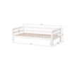 Lit junior de luxe Hoppekids ECO avec dossier 90x200 cm, blanc Lit junior de luxe Hoppekids ECO avec dossier 90x200 cm, blanc