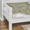 Lit junior ECO Luxury Hoppekids avec dossier 70x160 cm, blanc