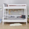 Lit superposé familial écologique de luxe Hoppekids 120x200 cm, Blanc Lit superposé familial écologique de luxe Hoppekids 120x200 cm, Blanc