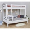 Lit superposé familial écologique de luxe Hoppekids 120x200 cm, Blanc Lit superposé familial écologique de luxe Hoppekids 120x200 cm, Blanc