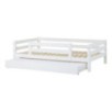 Lit junior de luxe Hoppekids ECO 120x200 cm avec 1/2 barrière de lit, blanc Lit junior de luxe Hoppekids ECO 120x200 cm avec 1/2 barrière de lit, blanc