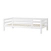 Lit junior Hoppekids ECO Luxury 90x200 cm avec 1/2 barrière de lit, Blanc Lit junior Hoppekids ECO Luxury 90x200 cm avec 1/2 barrière de lit, Blanc