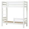 Lit superposé ECO de luxe Hoppekids avec échelle et 1/2 barrière de lit 70x160 cm, Blanc Lit superposé ECO de luxe Hoppekids avec échelle et 1/2 barrière de lit 70x160 cm, Blanc