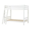 Lit superposé ECO de luxe Hoppekids avec échelle inclinée 120x200 cm, blanc