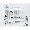 Lit superposé ECO de luxe Hoppekids avec échelle inclinée 120x200 cm, blanc